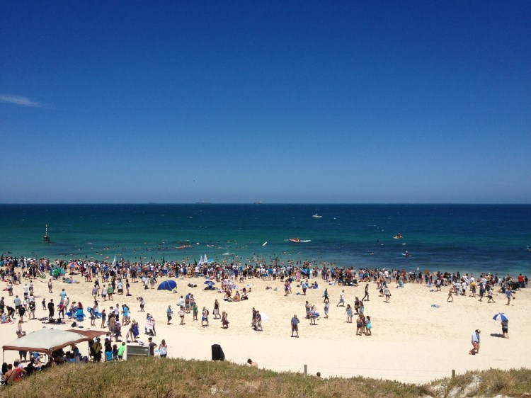 Hot summer day at Cottesloe