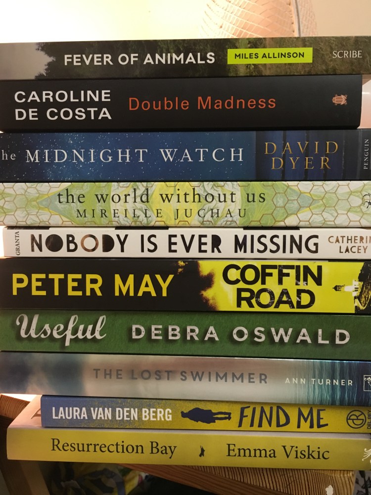 A moderate haul from the bookshop at the Perth Writers Festival 2016